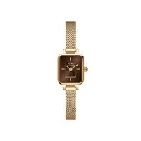 Watch Daniel Wellington Woman QUADRO MINI EVERGOLD AMBER  in Steel DW00100654
